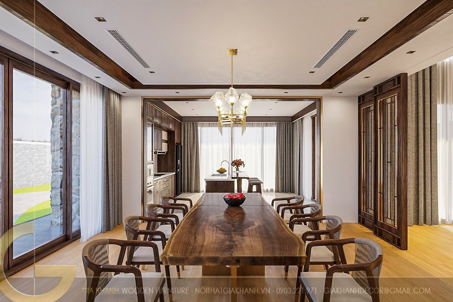 Công trình thiết kế nội thất Gia Khánh được khách hàng tin tưởng sử dụng