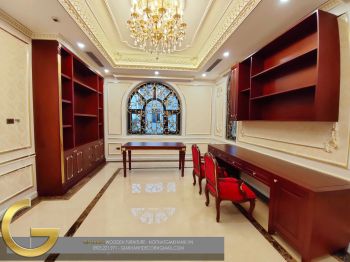 Công trình nội thất gia đình phong cách Tân cổ điển gỗ gõ đỏ - Bắc Giang
